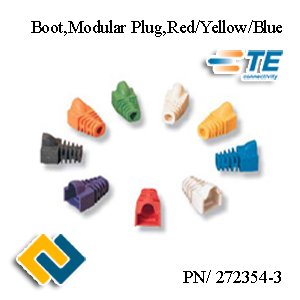 BOOT MODULAR PLUG RED/YELLOW/BLUE